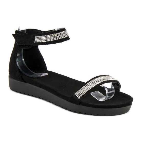 Evento Elegante velcro-sandaler sort 1