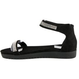 Evento Elegante velcro-sandaler sort 2