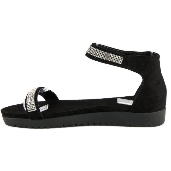 Evento Elegante velcro-sandaler sort 2