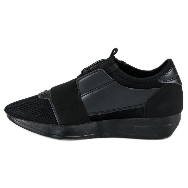 Slip-on sportssko sort 1