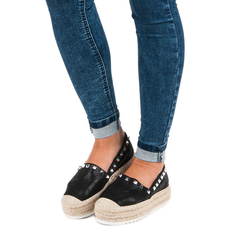 Forever Folie Espadriller på platformen sort 2