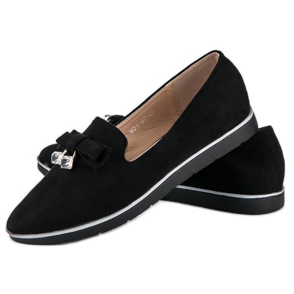 Elegante ruskindsballerinaer sort 2