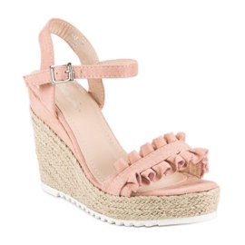 Bello Star Pink espadrilles sandaler lyserød 1
