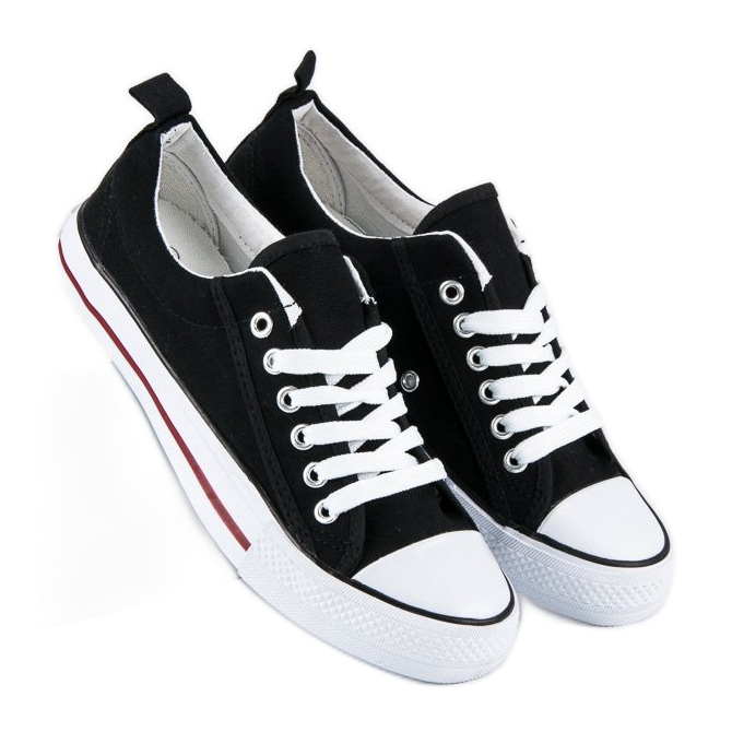 McKey Klassiske sneakers til kvinder sort 1