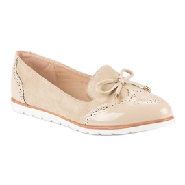 Super Me Casual beige mokkasiner 1