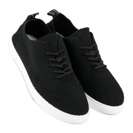 Super Me Stofbundne sneakers sort 2