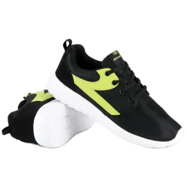 Hasby Tekstil sportssko sort gul 2