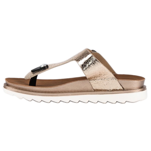 Seastar Komfortable flip-flops gul 1