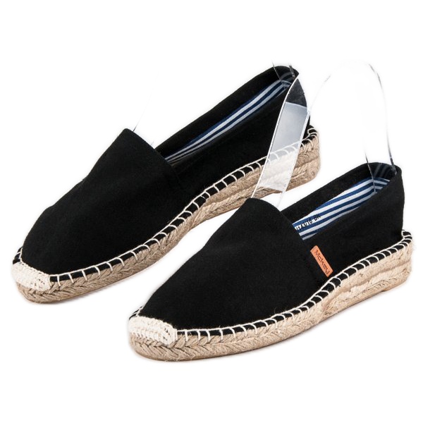 McKey Behagelige sorte espadriller 2