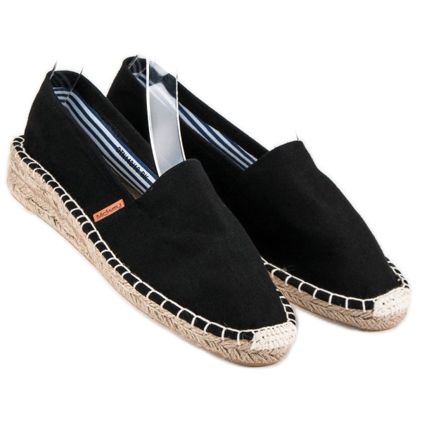 McKey Behagelige sorte espadriller 1