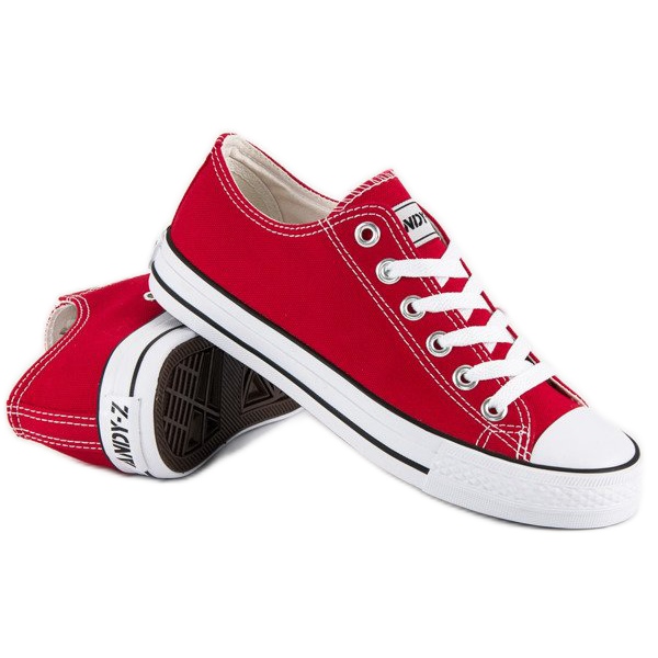 Andy Z Klassiske sneakers rød 1