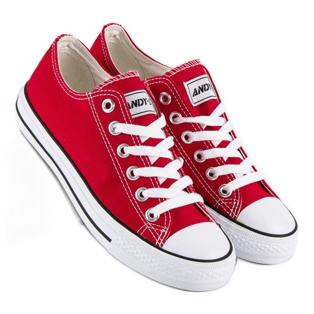 Andy Z Klassiske sneakers rød 2