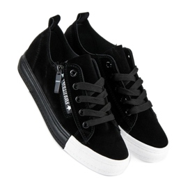Seastar Sorte ruskind sneakers 1