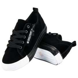 Seastar Sorte ruskind sneakers 2