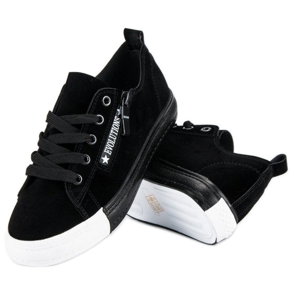 Seastar Sorte ruskind sneakers 2