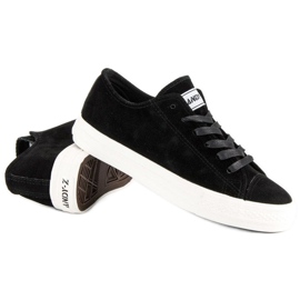 Andy Z Sneakers i ruskind sort 1