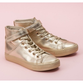Seastar Høje sneakers med snøre gul 1