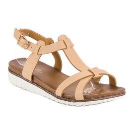 Licean Komfortable sommersandaler brun 1
