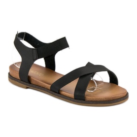 Nio Nio Dame sorte sandaler 1