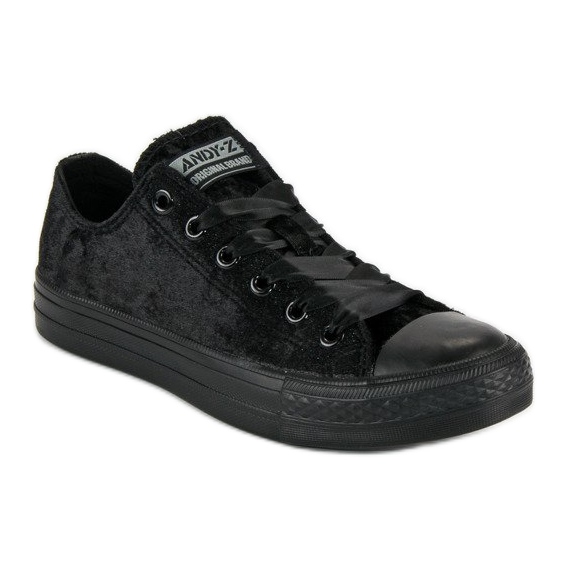 Andy Z Sorte velour sneakers 1