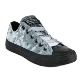 Andy Z Grå velour sneakers 1