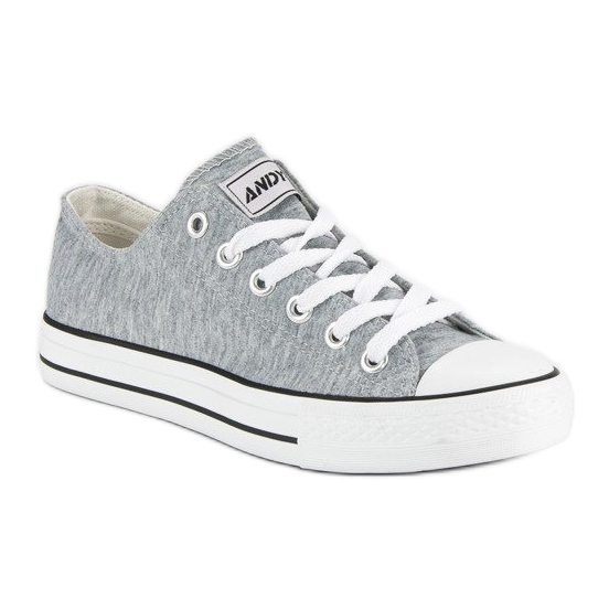 Andy Z Grå sneakers til kvinder 1