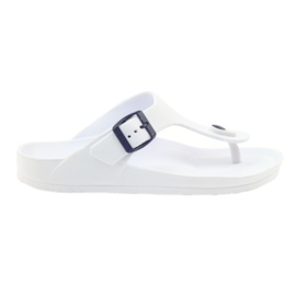Big Star 274A158 damesandaler hvid sort 1