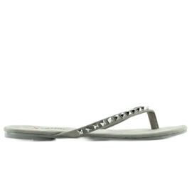 Flip-flops med DD26 Grå pyramide nitter 2