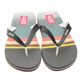 Big Star Men's Flip -Flops 174410 Black sort 3