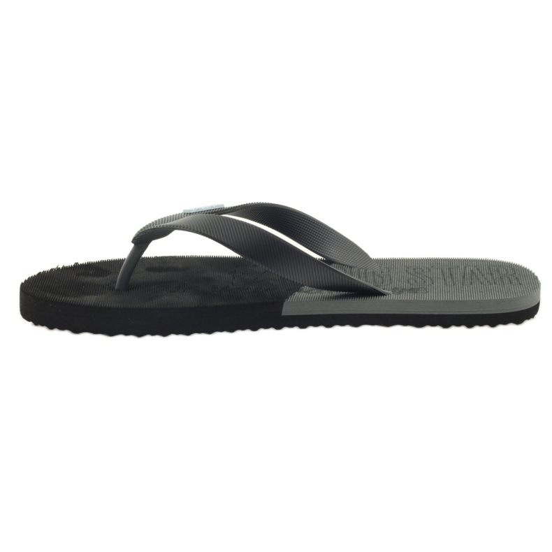 Black Big Star 174422 flip-flops sort grå 2