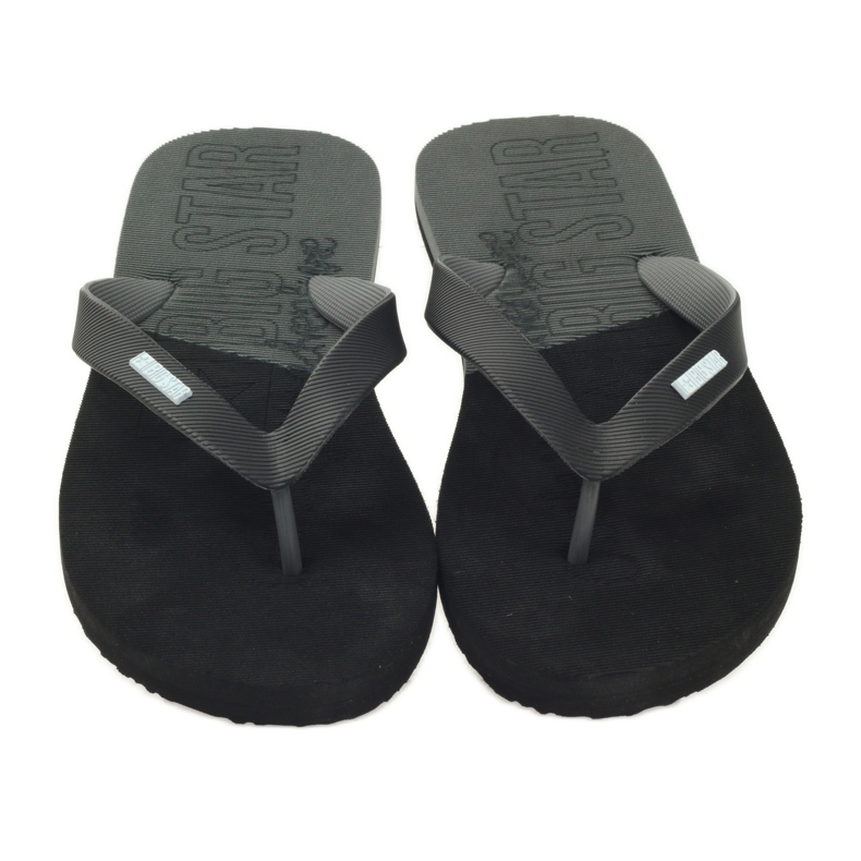 Black Big Star 174422 flip-flops sort grå 3