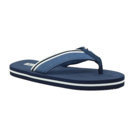 American Club Amerikanske dameskum-flip-flops marineblå 1