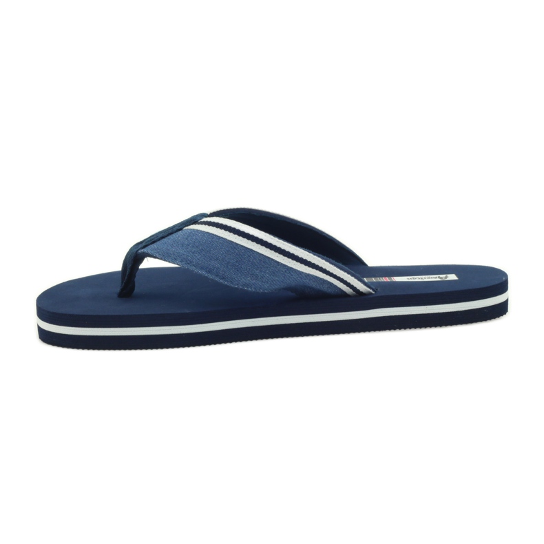 American Club Amerikanske dameskum-flip-flops marineblå 2