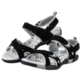 Hasby Velcro-sandaler til kvinder sort 2