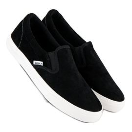 Andy Z Slipons i sort ruskind 1