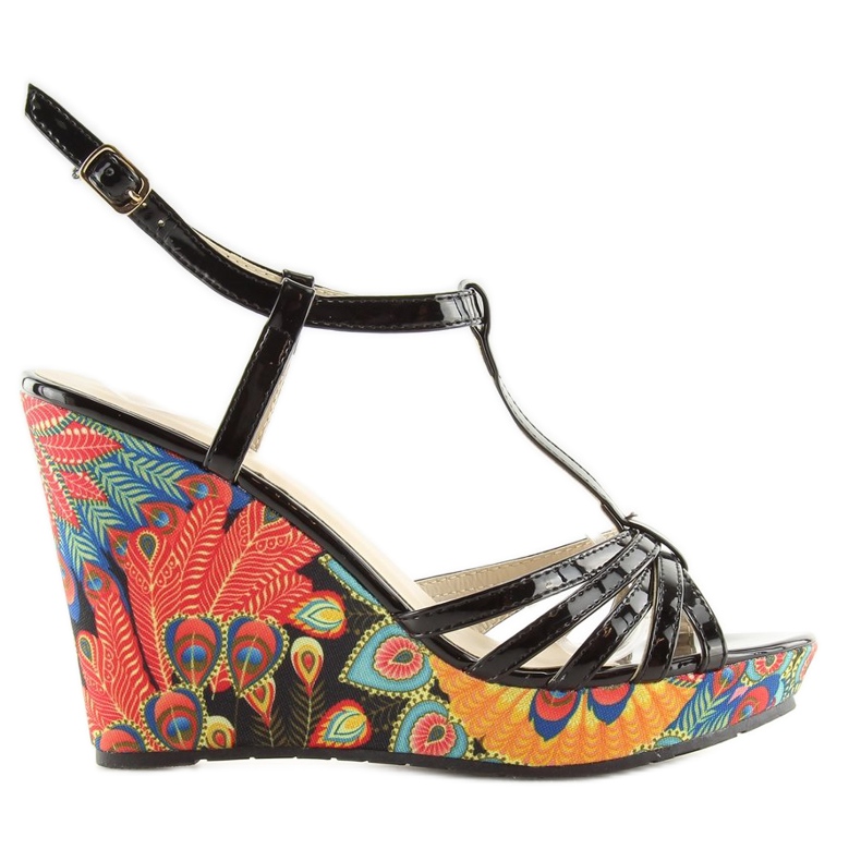 Sorte sorte sandaler BL201 sort 1