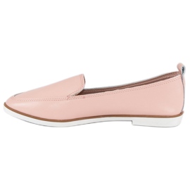 Mazaro Pink læder loafers lyserød 1