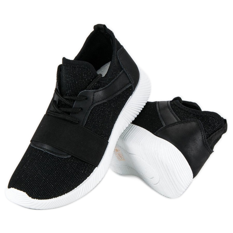 Sorte slip-on sko 2