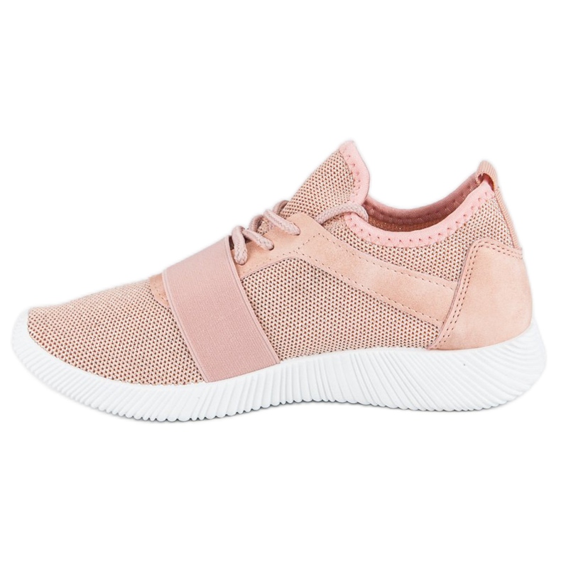 Pink slip-on sportssko lyserød 1