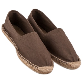Brun Espadrilles flerfarvet 1