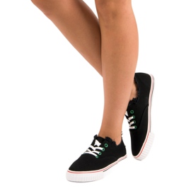 L&H Modebundne sneakers sort 1