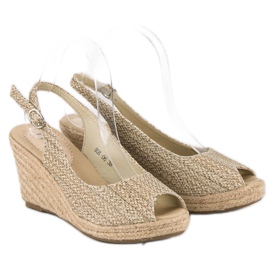 Beige kile espadriller 1