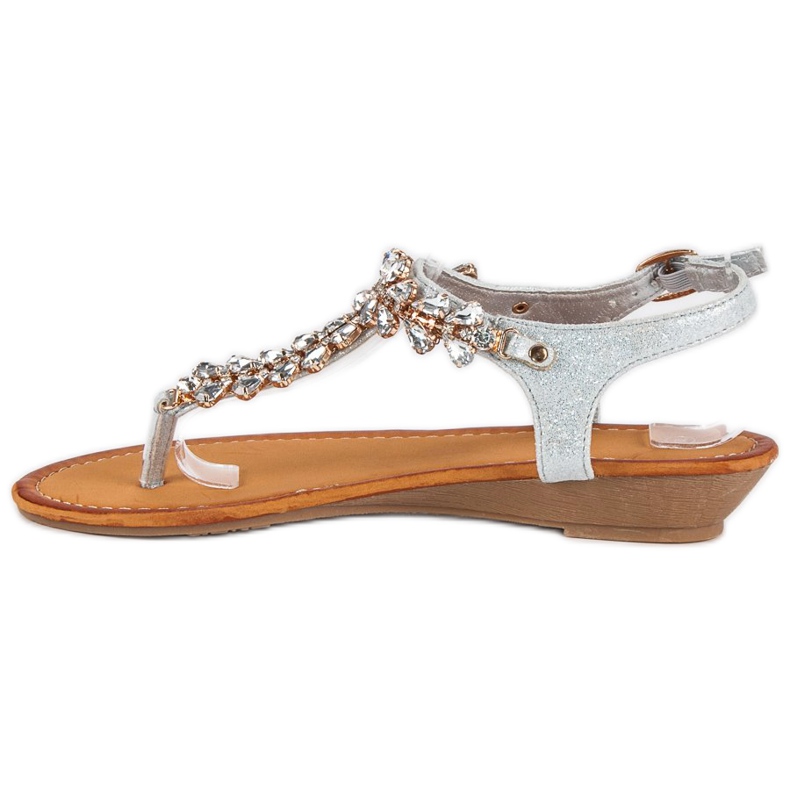 Elegante flip-flops grå 1