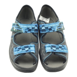 Befado 969y117 grå sandaler blå 3