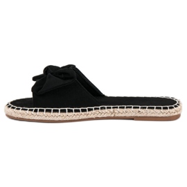 Espadriller i ruskind sort 1