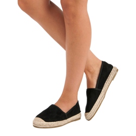Bestelle Gennembrudte sorte espadriller 2
