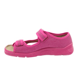 Sandaler Befado 113y009 pink hjemmesko lyserød 2