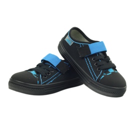 Sorte Befado 429x007 sorte sneakers hjemmesko blå 3