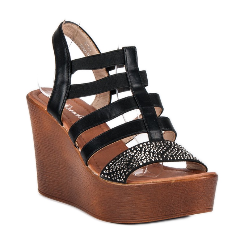 Renda Lette kilesandaler sort 1