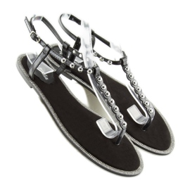 Sorte sandaler flip-flops 17716 negro 2